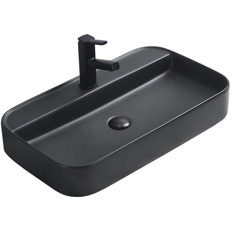 Mexen Sofia bordmonteret vask 70 x 40 cm mat sort 1 stk.