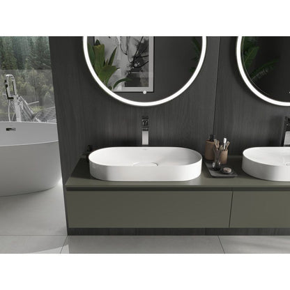 Mexen Sofia bordmonteret vask i hvid 70 x 35 cm, 1 stk.