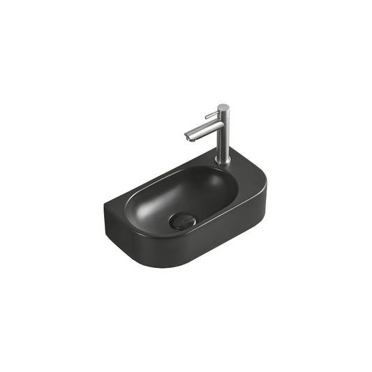 Mexen Viera sort bordmonteret vask 40 x 21 cm 1 stk.