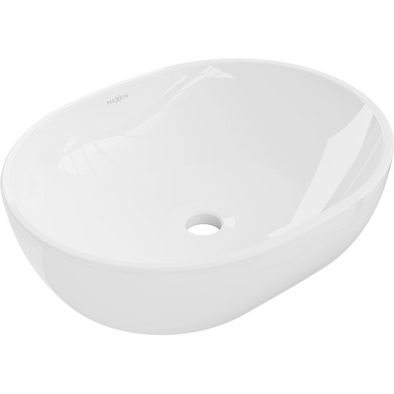 Mexen Viki bordmonteret vask 48 x 35 cm hvid 1 stk.
