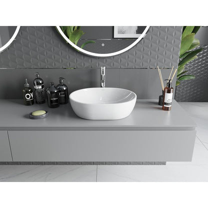 Mexen Viki bordmonteret vask 48 x 35 cm hvid 1 stk.