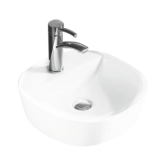 Mexen Zita bordmonteret vask 40 x 40 cm hvid 1 stk.