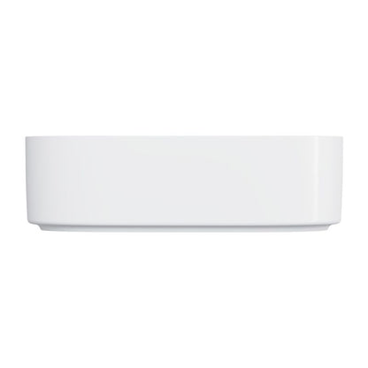 Keramisk Håndvask Oval 46x31 cm Hvid Højglans