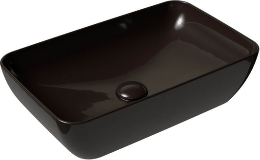 Ravak Ceramik Slim R bordmonteret vask 50 cm sort