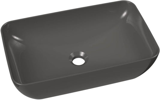 Ravak Ceramik Slim R 50 cm bordmonteret vask i grafit
