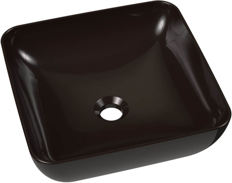 Ravak Ceramik Slim S 38 cm bordmonteret vask i sort