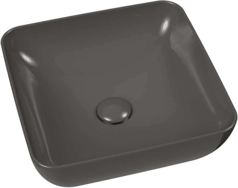 Ravak Ceramik Slim S 38 cm bordmonteret vask i grafit