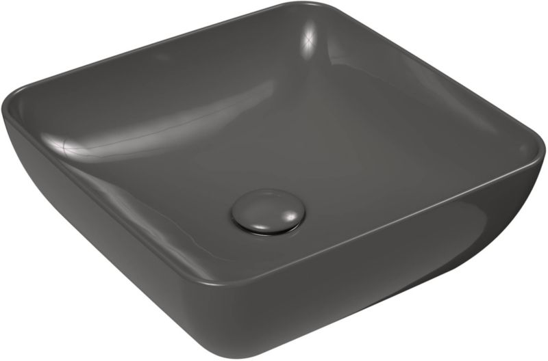 Ravak Ceramik Slim S 38 cm bordmonteret vask i grafit