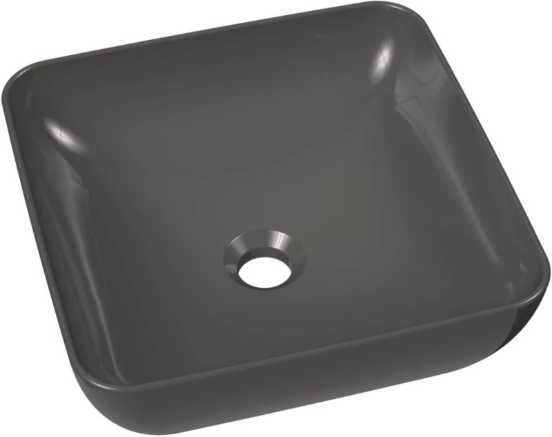 Ravak Ceramik Slim S 38 cm bordmonteret vask i grafit
