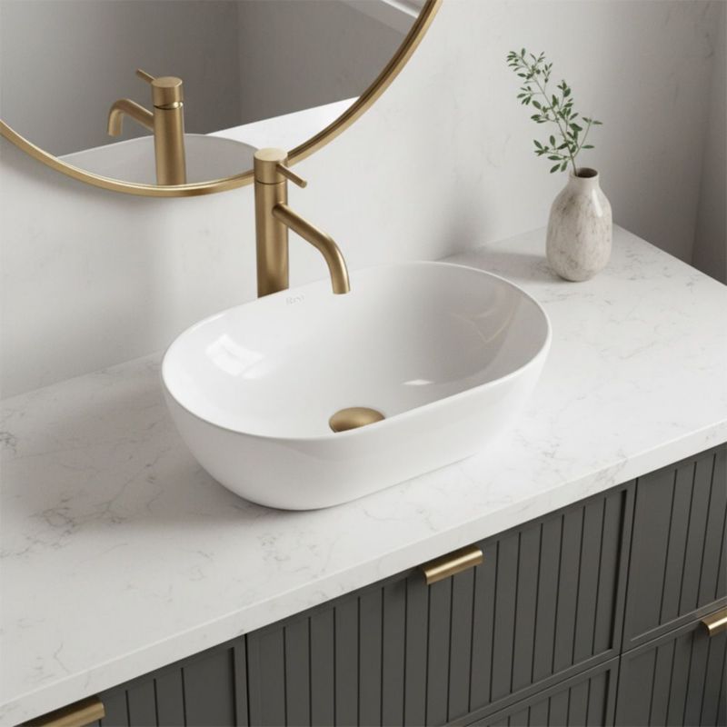 Bordpladevask Amelia 45 45x31x12,5 cm Hvid | 5906366019951