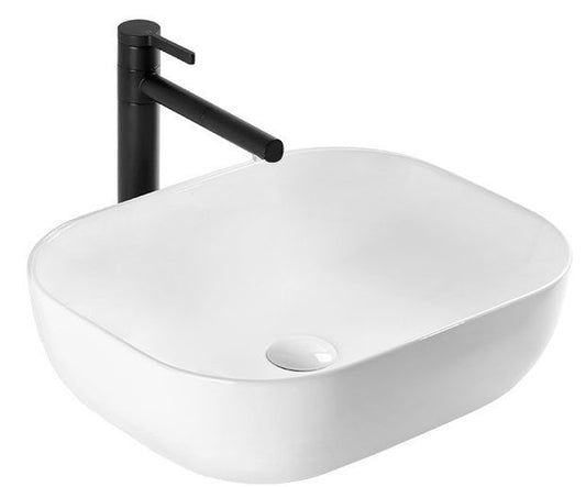 Rea Belinda rektangulær bordmonteret vask hvid 46,5 x 33,5 x 13,5 cm 1 stk