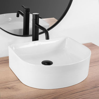 Rea Clara rund bordmonteret vask hvid 40 x 35 x 13 cm 1 stk