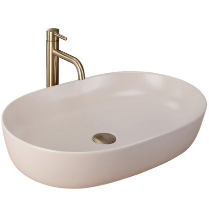 Rea Cleo 61 Oval Bordmonteret Vask Beige 60,5 x 41 x 14 cm 1 stk