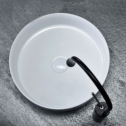 Rea Elma rund bordmonteret vask hvid 45x45x14 cm 1 stk