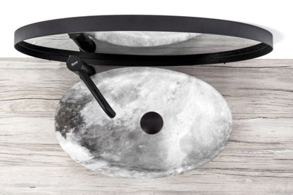 Rea Roxy C Stone L. Ovalt bordmonteret vask i hvid 49 x 31 x 13,5 cm, 1 stk