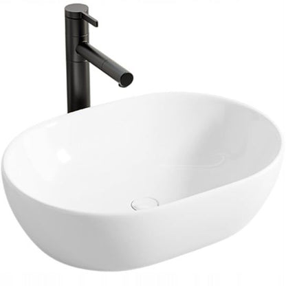 Keramisk Bordhåndvask Oval Hvid 49 x 35 cm | 5904890440630