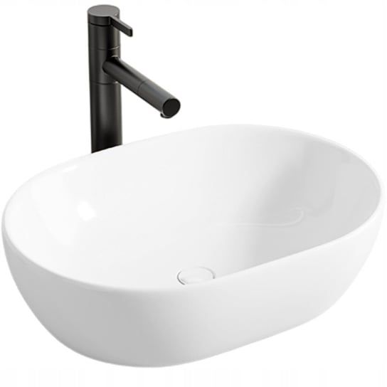 Keramisk Bordhåndvask Oval Hvid 49 x 35 cm | 5904890440630