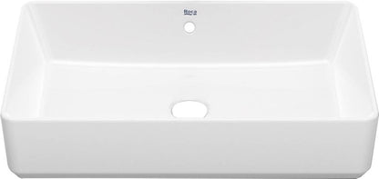 Roca Domus bordmonteret vask 60 x 37 cm hvid