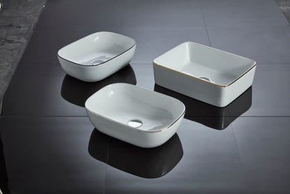 Sepio bordmonteret vask 48 x 37 cm i guld