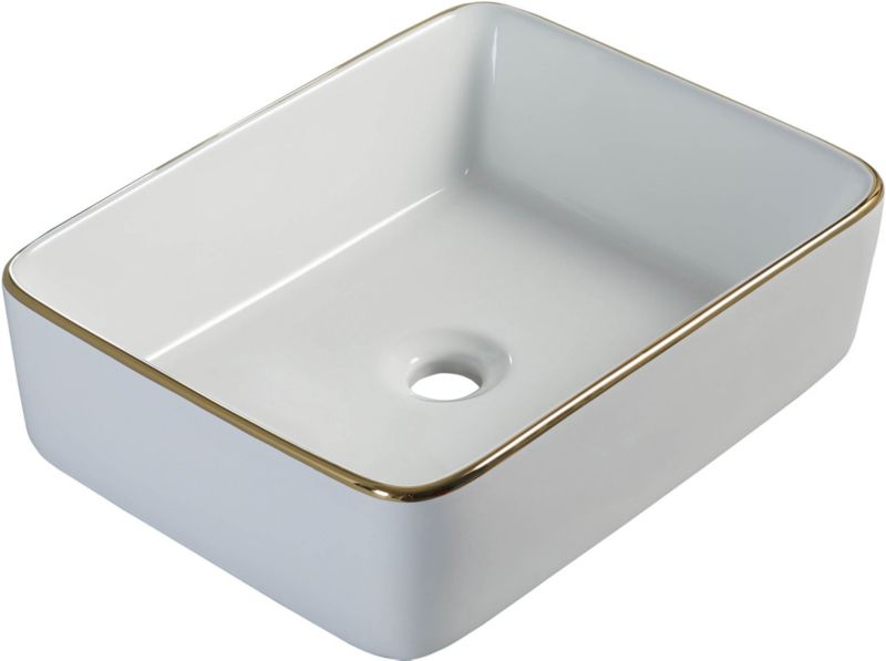 Sepio bordmonteret vask 48 x 37 cm i guld