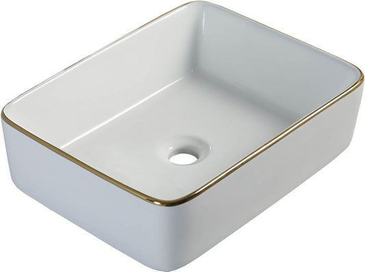 Sepio bordmonteret vask 48 x 37 cm i guld