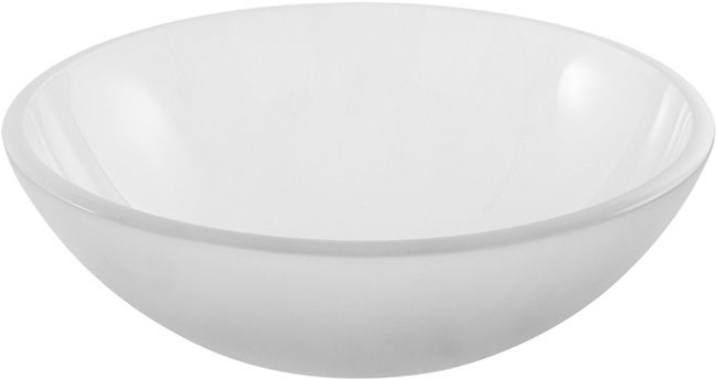 Glasvask til bordmontage GoodHome Drina Ø 38 cm med frostet overflade