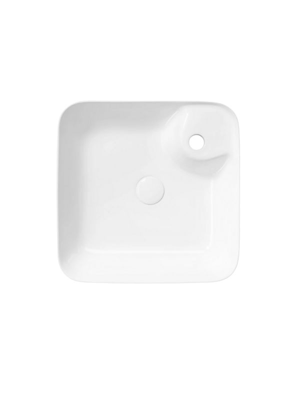 Keramisk Håndvask Marina 43x43 cm Hvid Blank