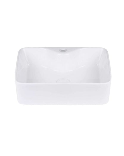 Keramisk Håndvask Hvid Blank 48,5x37,5x13 cm med Armaturhul