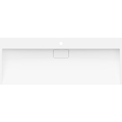 Bordmonteret vask i konglomerat 1/O Mexen Ava 120 x 46 cm hvid 1 stk.
