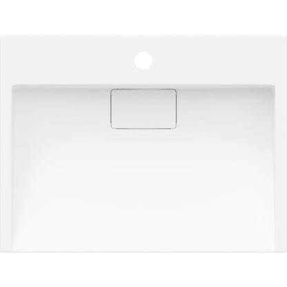 Bordmonteret vask i konglomerat 1/O Mexen Ava 50 x 38 cm hvid 1 stk.