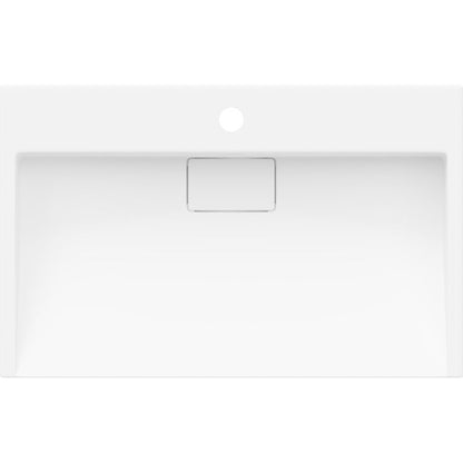 Bordmonteret vask i konglomerat 1/O Mexen Ava 60 x 38 cm hvid 1 stk.