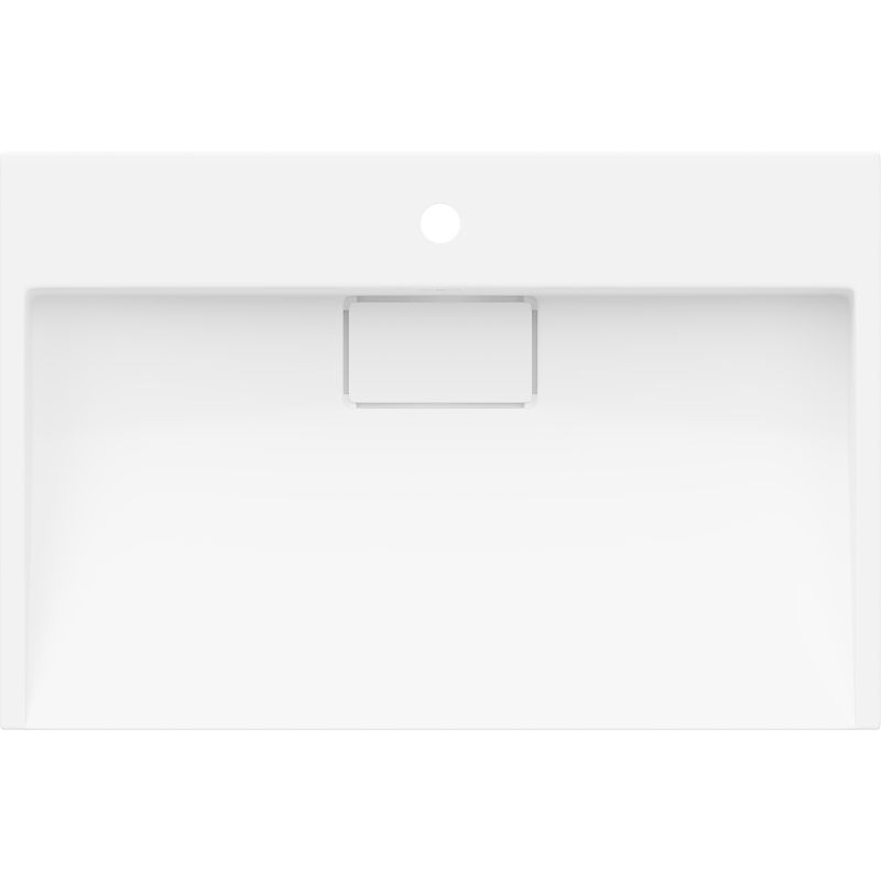 Bordmonteret vask i konglomerat 1/O Mexen Ava 70 x 46 cm hvid 1 stk.