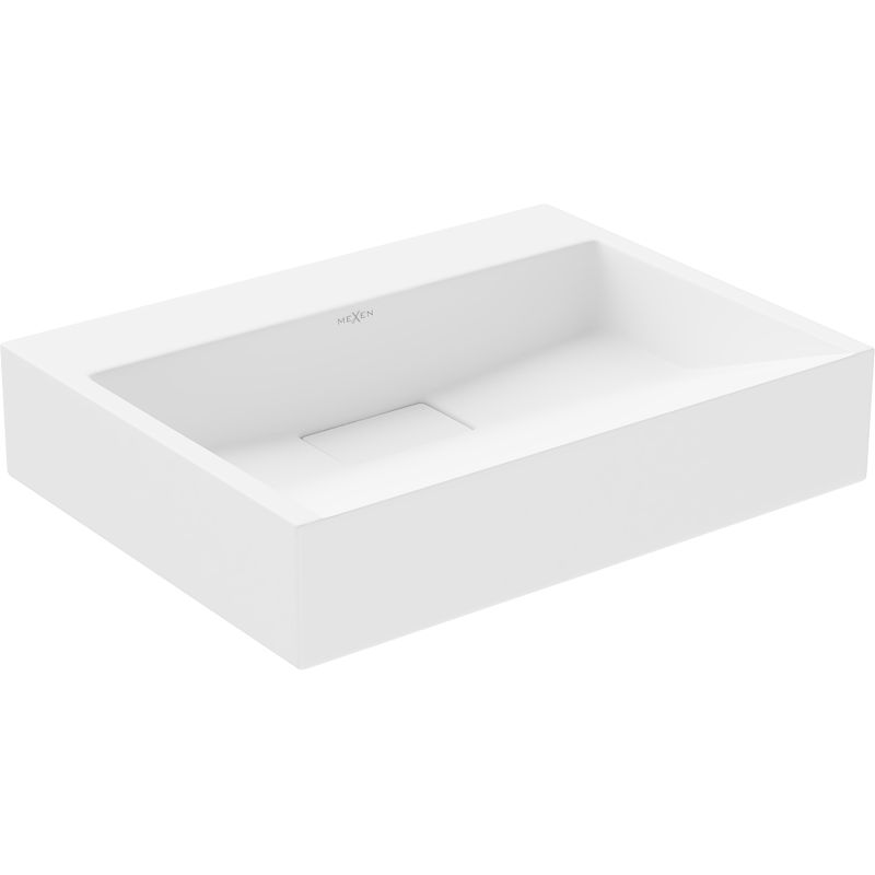 Bordmonteret vask i B/O-konglomerat Mexen Ava 50 x 38 cm hvid 1 stk.