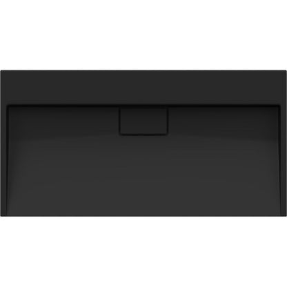 Bordmonteret vask i konglomerat B/O Mexen Ava 90 x 46 cm sort 1 stk.