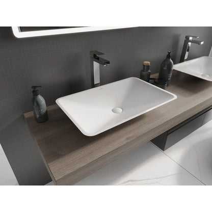 Bordmonteret vask i konglomerat Mexen Esper 60 x 38 cm hvid 1 stk.
