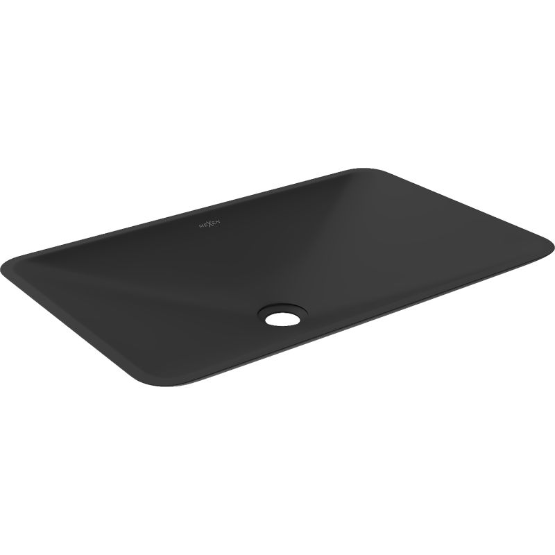 Bordmonteret vask i konglomerat Mexen Esper 60 x 38 cm sort 1 stk.