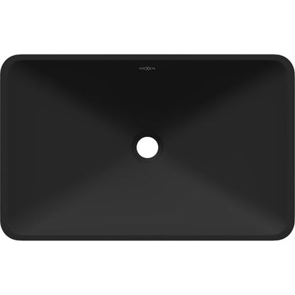 Bordmonteret vask i konglomerat Mexen Esper 60 x 38 cm sort 1 stk.
