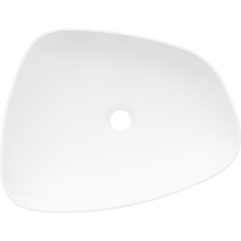 Bordmonteret vask i konglomerat Mexen Ono 51 x 39 cm hvid 1 stk.