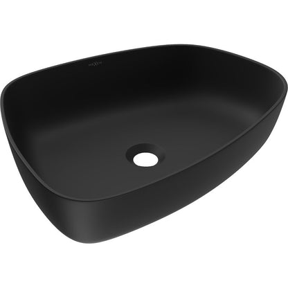 Mexen Ono bordmonteret vask i konglomerat 51 x 39 cm mat-sort 1 stk.