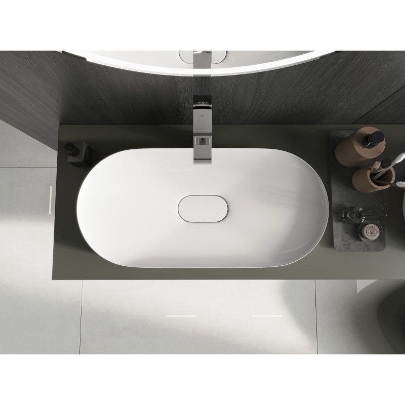 Mexen Sofia bordmonteret vask i konglomerat 70 x 35 cm hvid 1 stk.