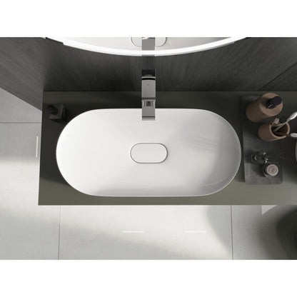 Mexen Sofia bordmonteret vask i konglomerat 70 x 35 cm hvid 1 stk.