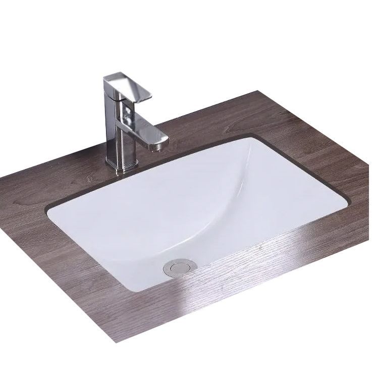 Rea Adela rektangulær underlimet vask hvid 46 x 33 x 19 cm 1 stk