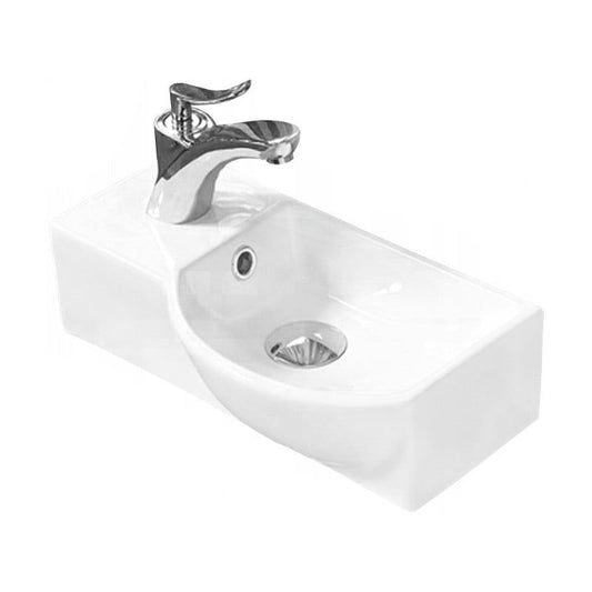 Rektangulært Mexen Hugo bordmonteret vask hvid 40 x 22 cm 1 stk.