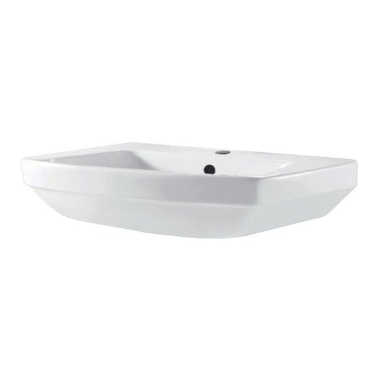 Væghængt vask GoodHome Zapia 59,5 x 44 cm med hul til armatur