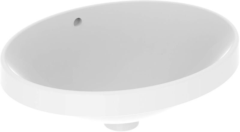 Indbygget Geberit Variform vask 50 cm oval hvid