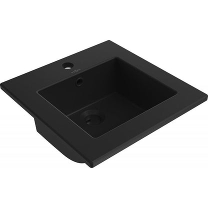 Indbygget vask Mexen Atena sort 41x41 cm 1 stk.