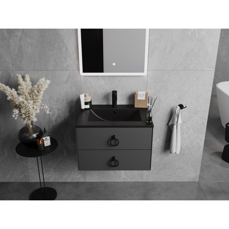 Indbygget vask Mexen Atena sort 61 x 46 cm 1 stk.