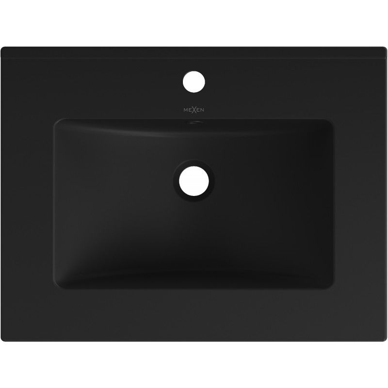 Indbygget vask Mexen Atena sort 61 x 46 cm 1 stk.