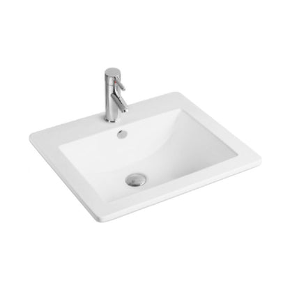 Indbygget vask Mexen Lora hvid 53 x 46 cm 1 stk.
