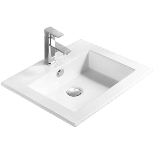 Indbygget vask Mexen Salma hvid 54,5 x 47 cm 1 stk.